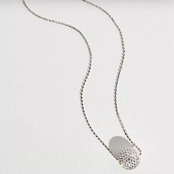 Free People Disco Disco Pendant Necklace - Silver - Picture 3 of 5